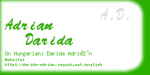 adrian darida business card